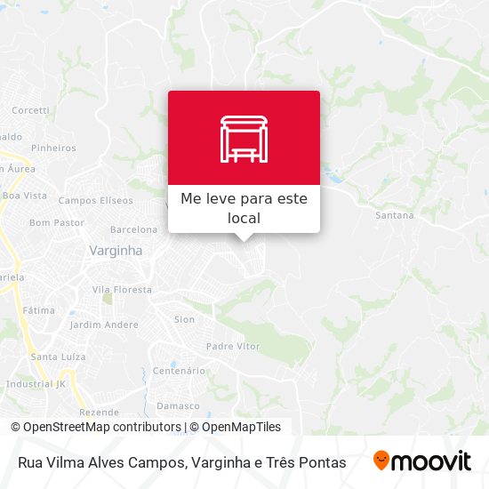 Rua Vilma Alves Campos mapa