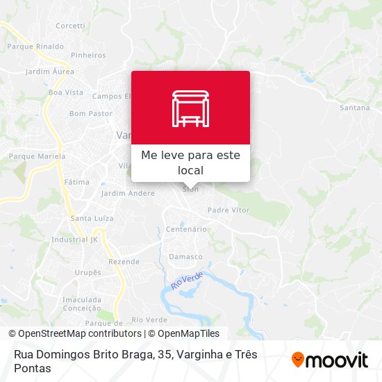 Rua Domingos Brito Braga, 35 mapa