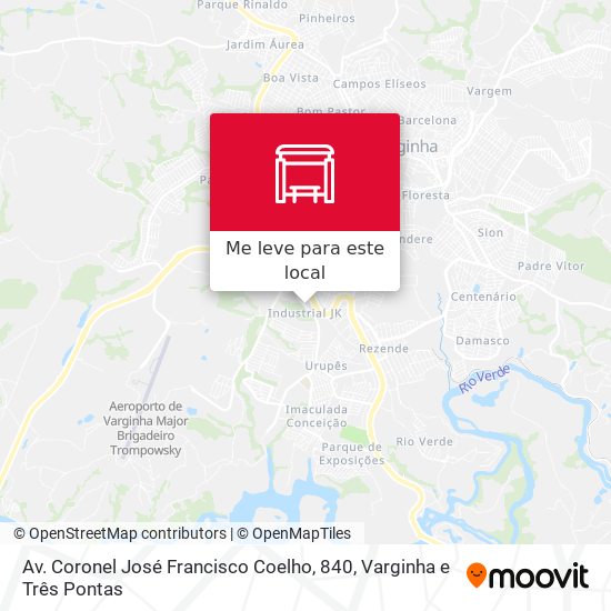 Av. Coronel José Francisco Coelho, 840 mapa