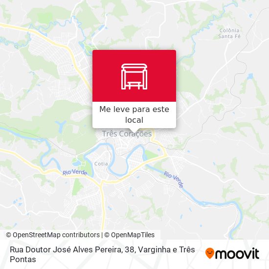 Rua Doutor José Alves Pereira, 38 mapa