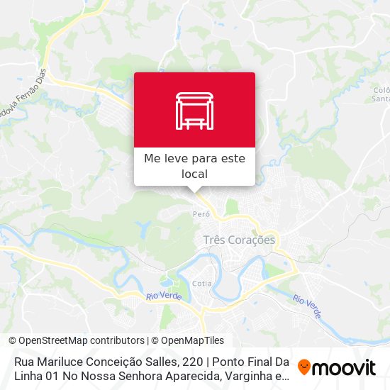 Rua Mariluce Conceição Salles, 220 | Ponto Final Da Linha 01 No Nossa Senhora Aparecida mapa