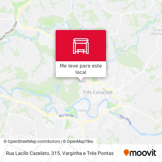 Rua Lacilo Cazelato, 315 mapa