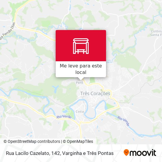 Rua Lacilo Cazelato, 142 mapa