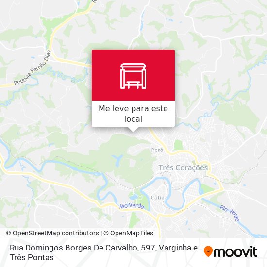 Rua Domingos Borges De Carvalho, 597 mapa