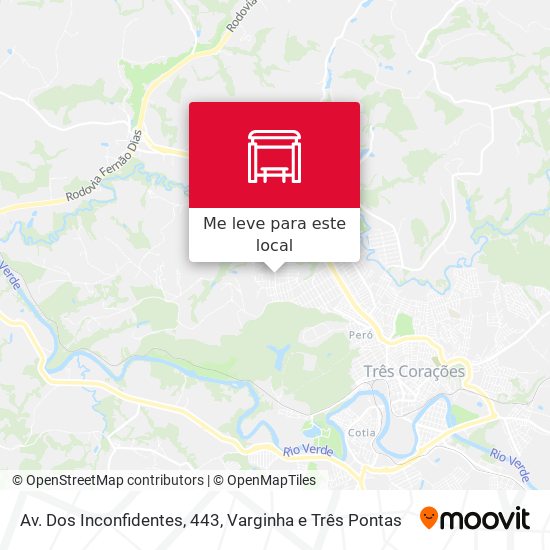 Av. Dos Inconfidentes, 443 mapa