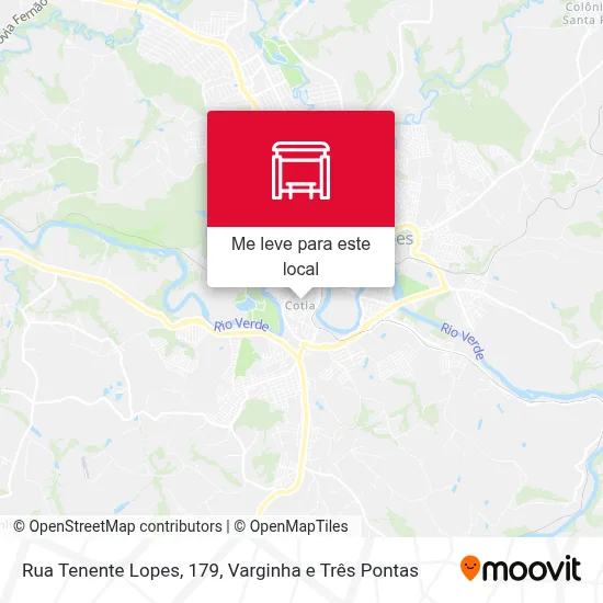 Rua Tenente Lopes, 179 mapa
