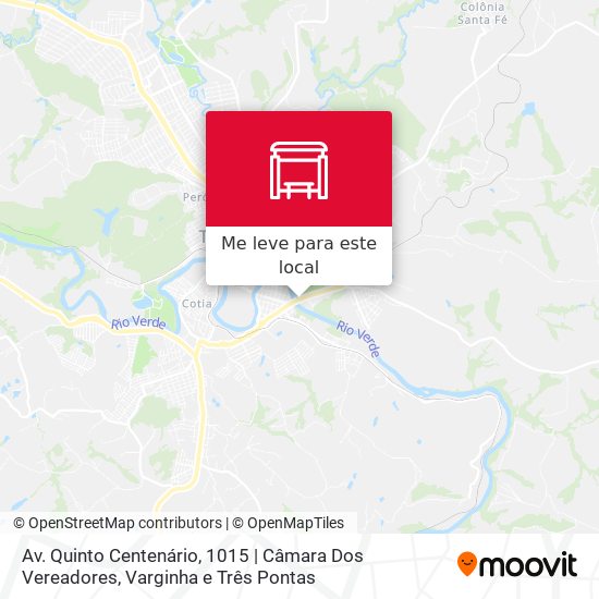 Av. Quinto Centenário, 1015 | Câmara Dos Vereadores mapa