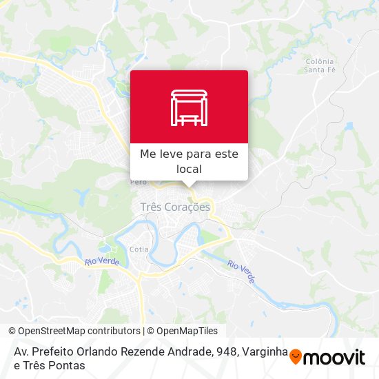 Av. Prefeito Orlando Rezende Andrade, 948 mapa