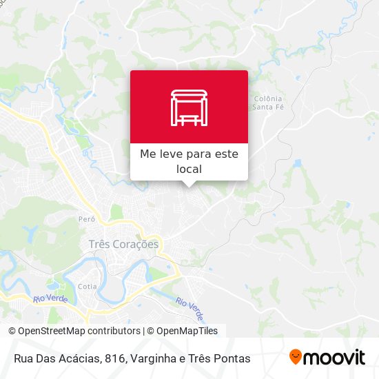 Rua Das Acácias, 816 mapa