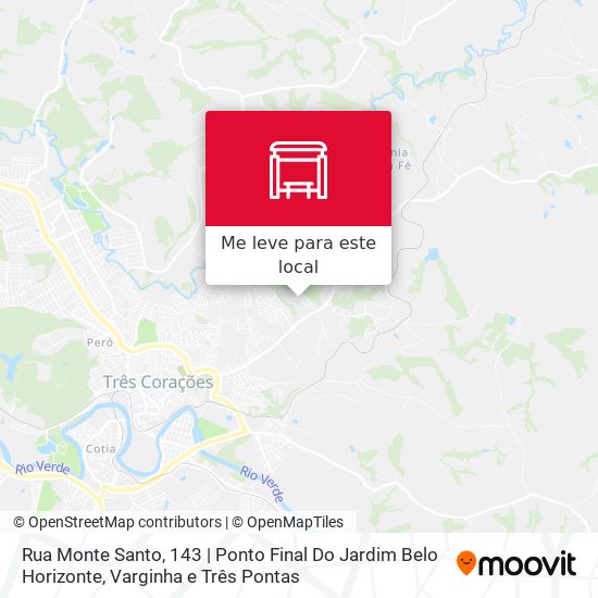 Rua Monte Santo, 143 | Ponto Final Do Jardim Belo Horizonte mapa