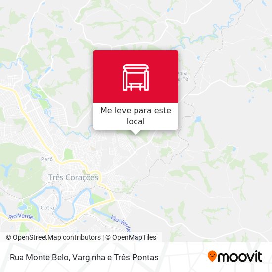 Rua Monte Belo mapa