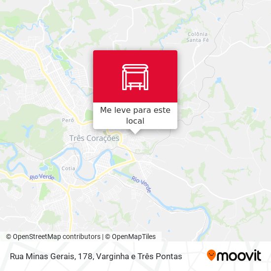 Rua Minas Gerais, 178 mapa