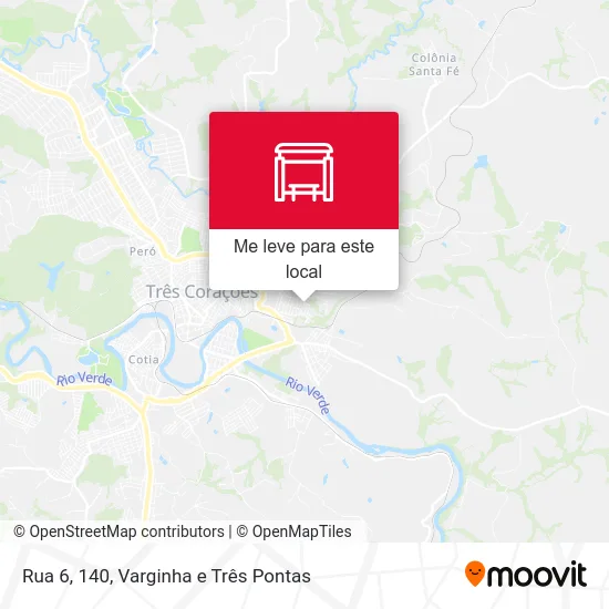 Rua 6, 140 mapa