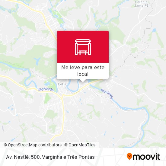 Av. Nestlé, 500 mapa