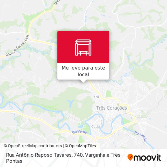 Rua Antônio Raposo Tavares, 740 mapa