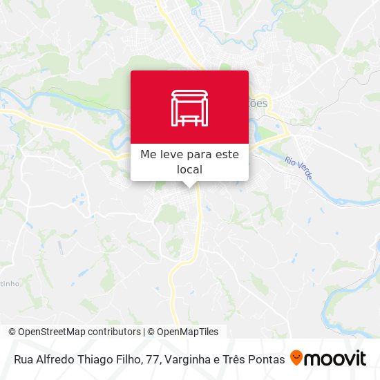 Rua Alfredo Thiago Filho, 77 mapa