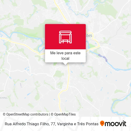 Rua Alfredo Thiago Filho, 77 mapa
