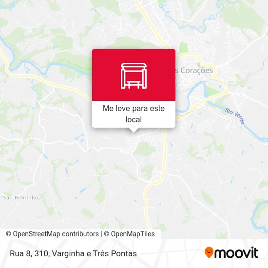 Rua 8, 310 mapa