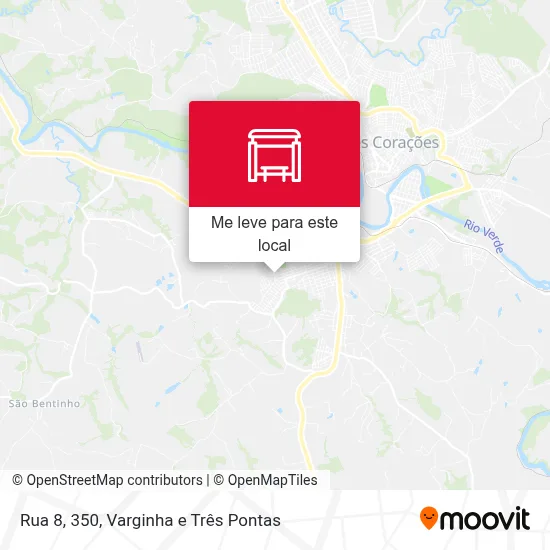 Rua 8, 350 mapa