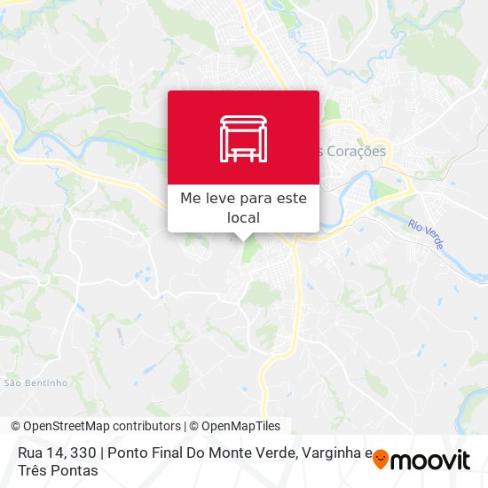 Rua 14, 330 | Ponto Final Do Monte Verde mapa