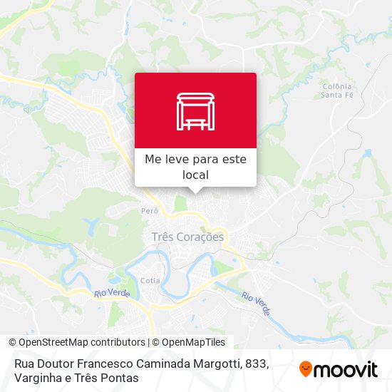 Rua Doutor Francesco Caminada Margotti, 833 mapa