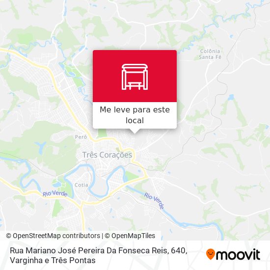 Rua Mariano José Pereira Da Fonseca Reis, 640 mapa