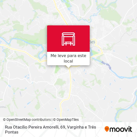 Rua Otacílio Pereira Amorelli, 69 mapa