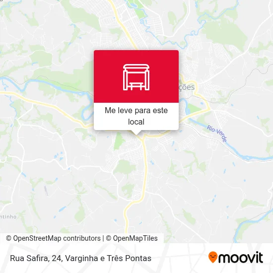Rua Safira, 24 mapa