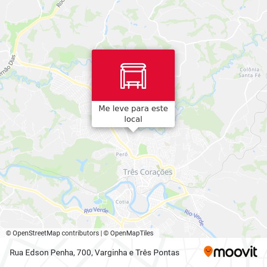 Rua Edson Penha, 700 mapa