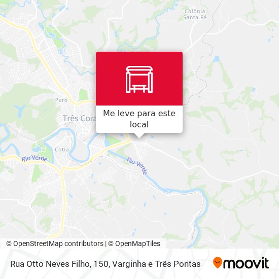 Rua Otto Neves Filho, 150 mapa