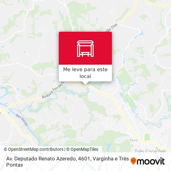 Av. Deputado Renato Azeredo, 4601 mapa