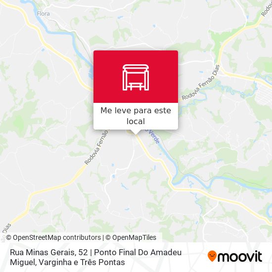 Rua Minas Gerais, 52 | Ponto Final Do Amadeu Miguel mapa