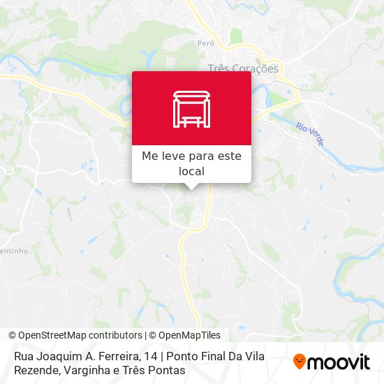 Rua Joaquim A. Ferreira, 14 | Ponto Final Da Vila Rezende mapa
