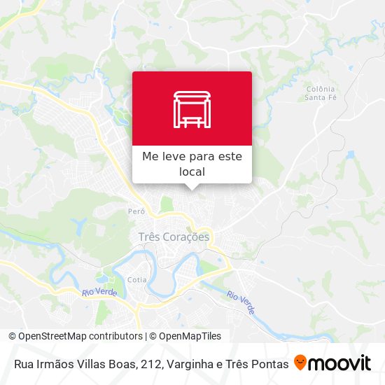 Rua Irmãos Villas Boas, 212 mapa