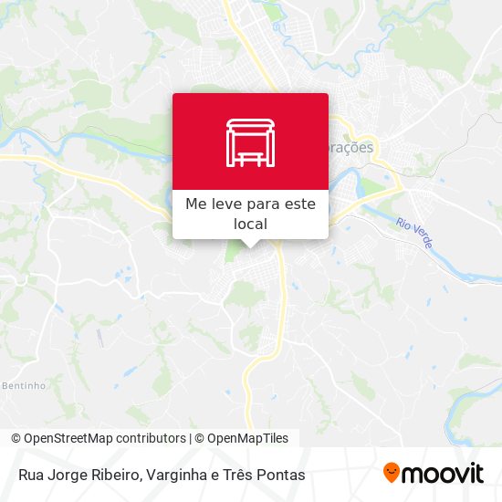 Rua Jorge Ribeiro mapa