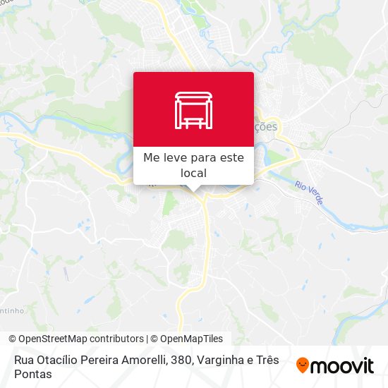 Rua Otacílio Pereira Amorelli, 380 mapa