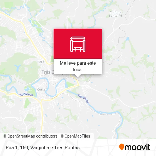 Rua 1, 160 mapa