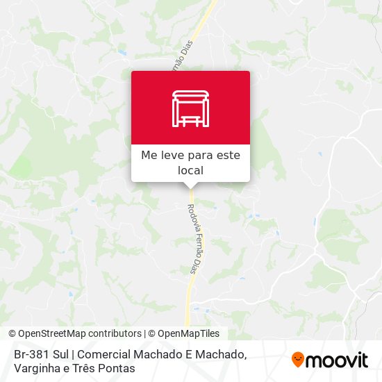 Br-381 Sul | Comercial Machado E Machado mapa
