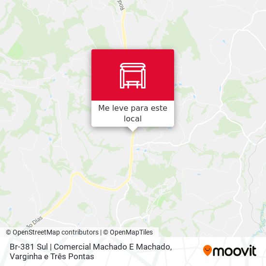 Br-381 Sul | Comercial Machado E Machado mapa