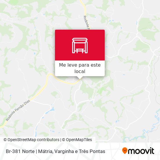 Br-381 Norte | Mátria mapa