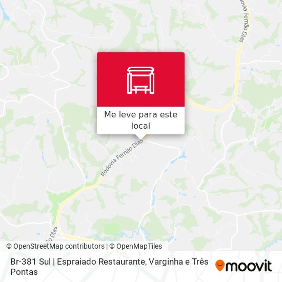 Br-381 Sul | Espraiado Restaurante mapa