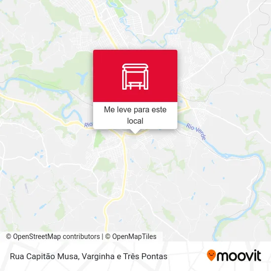 Rua Capitão Musa mapa