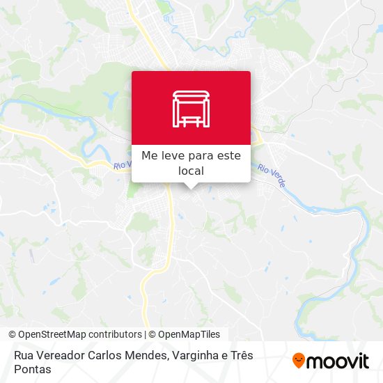 Rua Vereador Carlos Mendes mapa