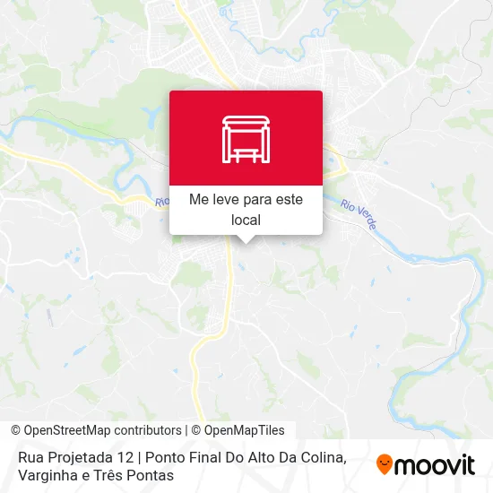 Rua Projetada 12 | Ponto Final Do Alto Da Colina mapa