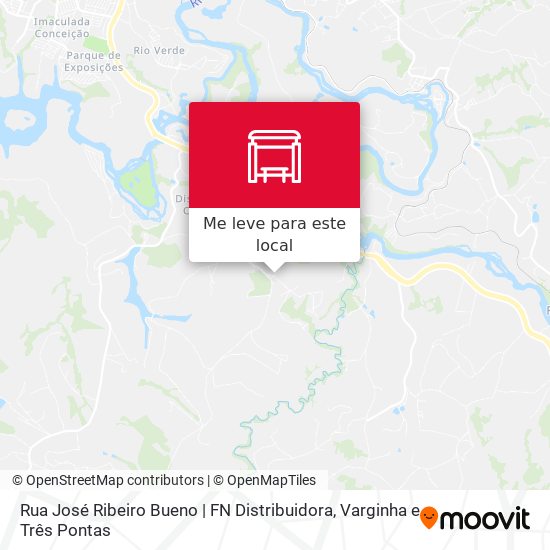 Rua José Ribeiro Bueno | FN Distribuidora mapa