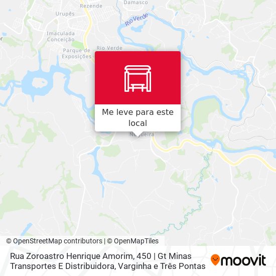 Rua Zoroastro Henrique Amorim, 450 | Gt Minas Transportes E Distribuidora mapa