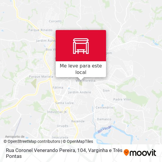 Rua Coronel Venerando Pereira, 104 mapa