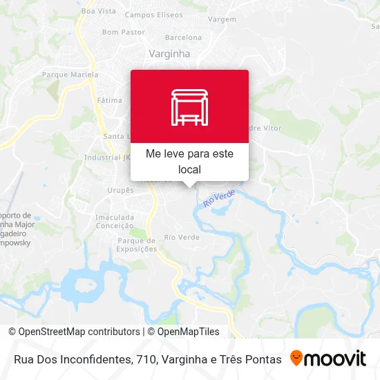 Rua Dos Inconfidentes, 710 mapa