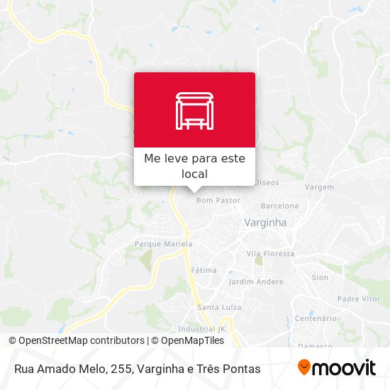 Rua Amado Melo, 255 mapa