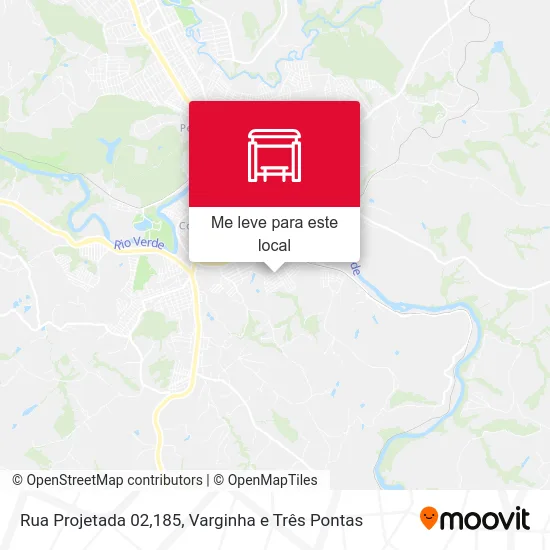 Rua Projetada 02,185 mapa